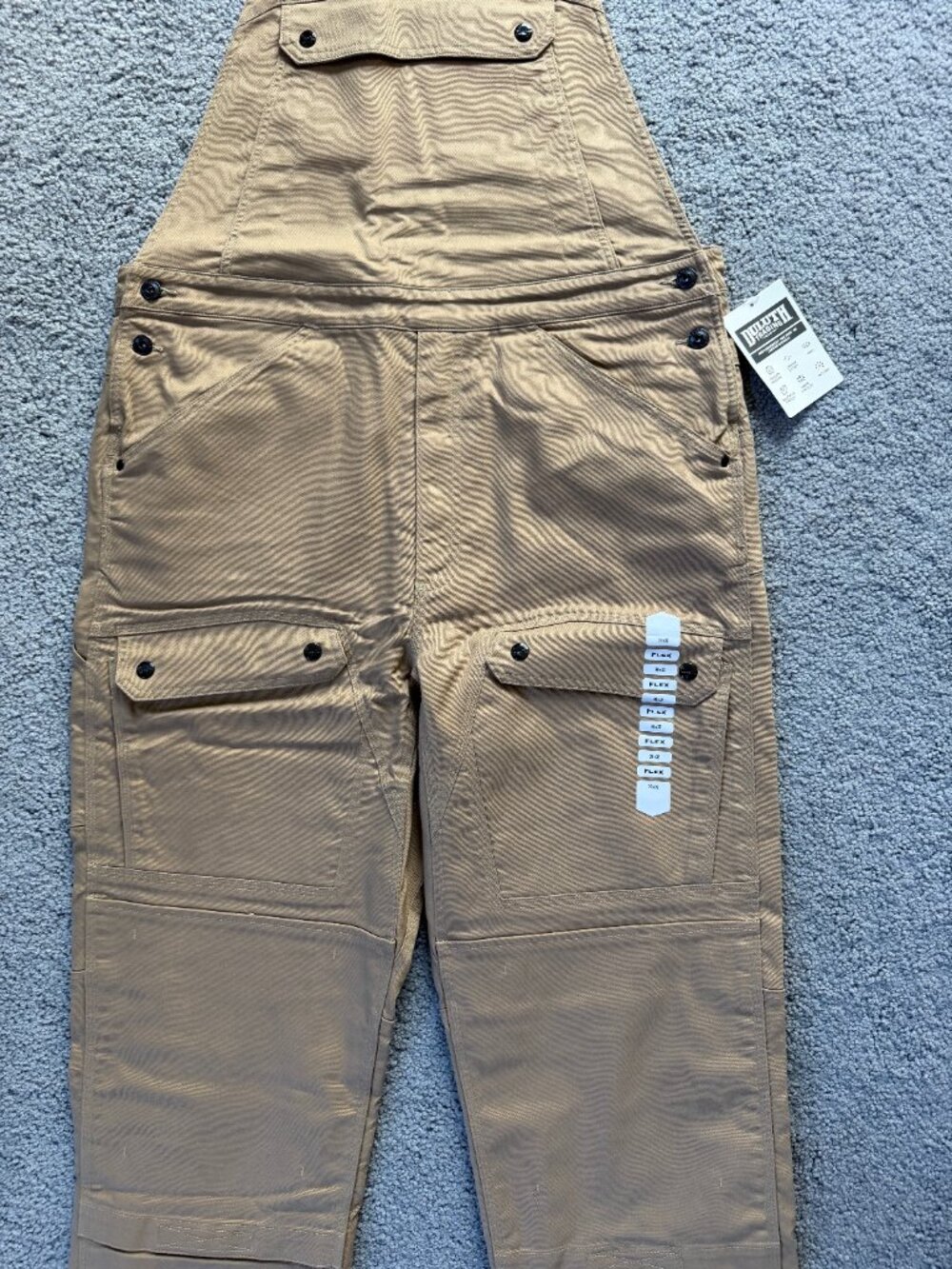 DuluthFlex Fire Hose HD Lined Bib Overalls Men's Sz. 36x32 - New With Tags - Picture 2 of 15